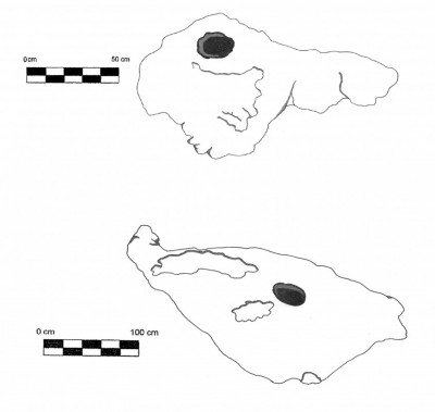 Plate 4: Oblique views of CMS 2-A-5 (top) and CMS 2-A-8 (bottom). Source : Lambert. A. F